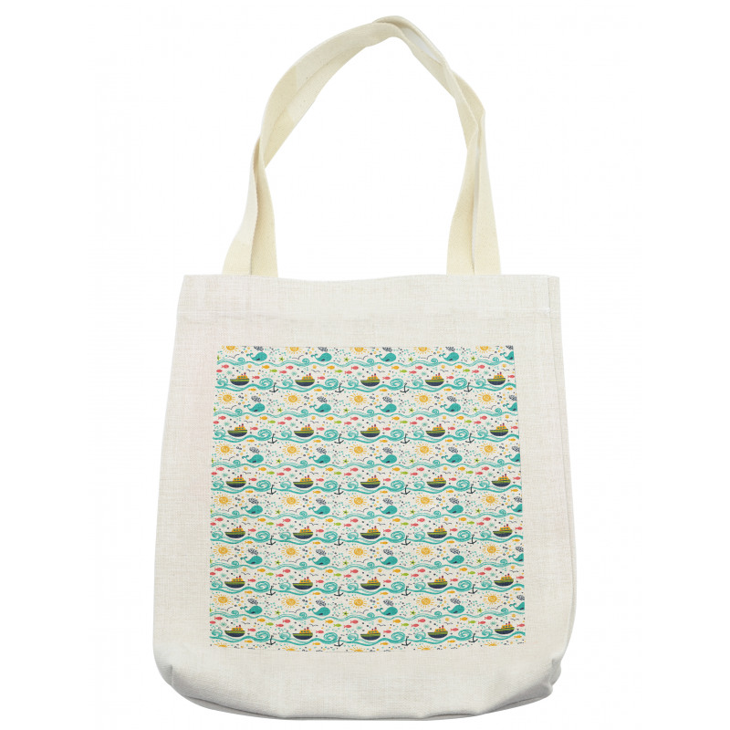 Sea Habitants and Sun Tote Bag