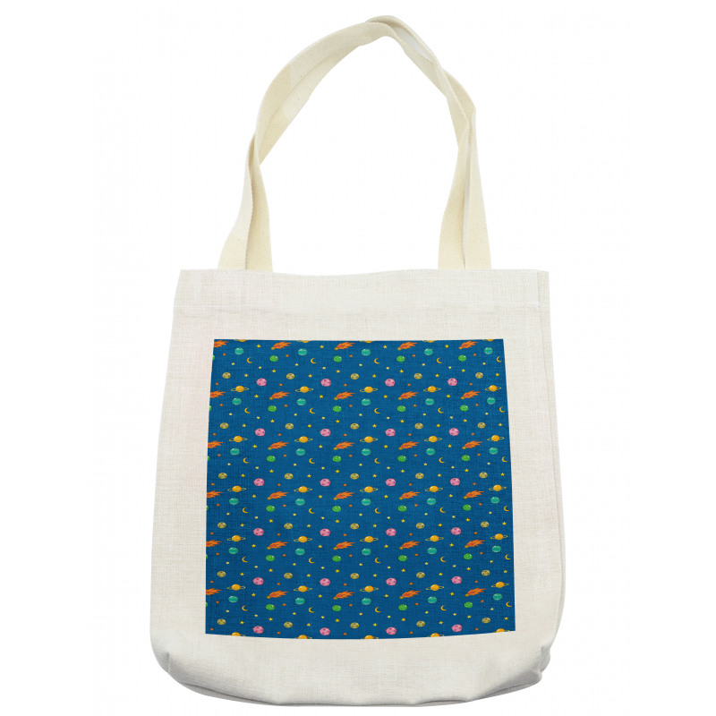 Planets and Stars Tote Bag