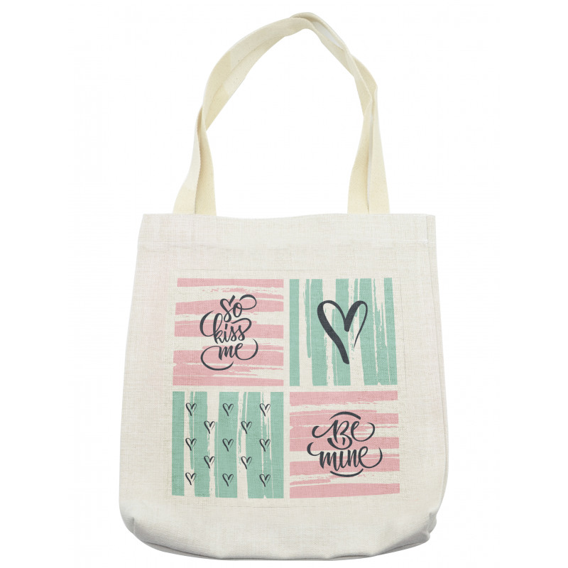 Valentines Day Words Tote Bag