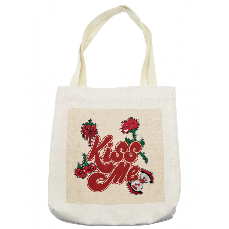 Hand Calligraphy Design Tote Bag