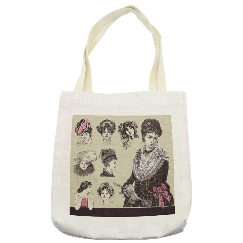 Retro Lady Tote Bag