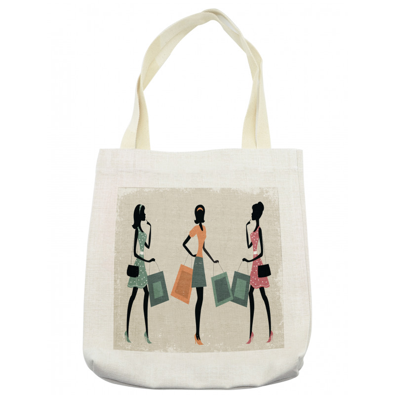 Shopping Theme Tote Bag