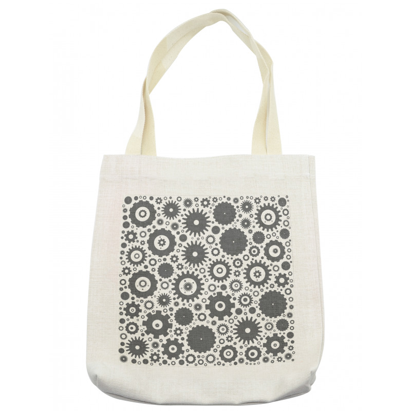 Gear Cog Engine Wheel Tote Bag