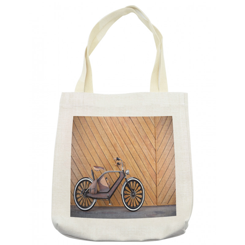 Vintage Bicycle Wall Tote Bag