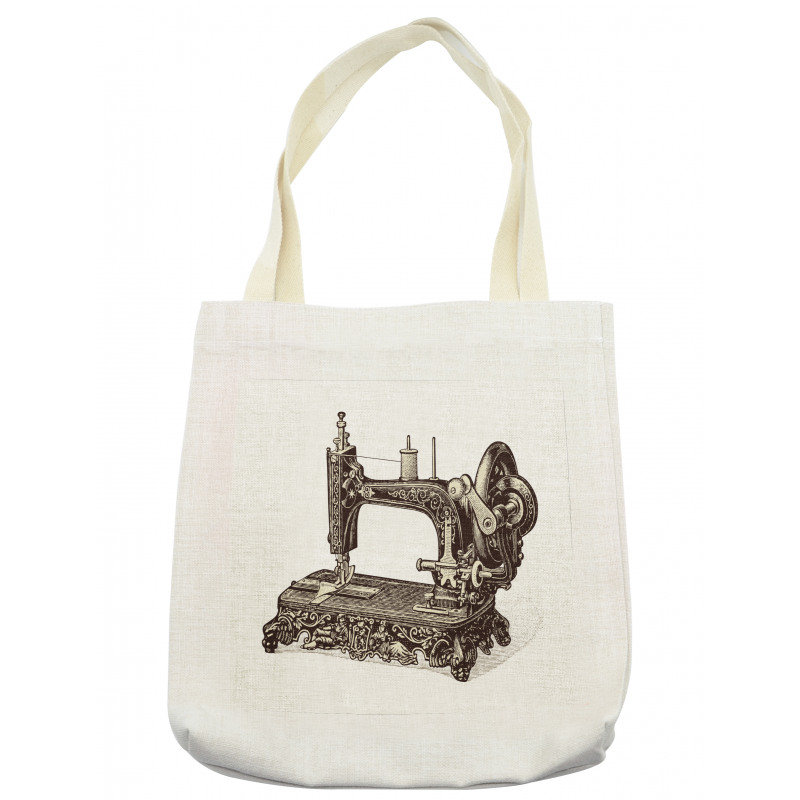 Old Sewing Machine Tote Bag