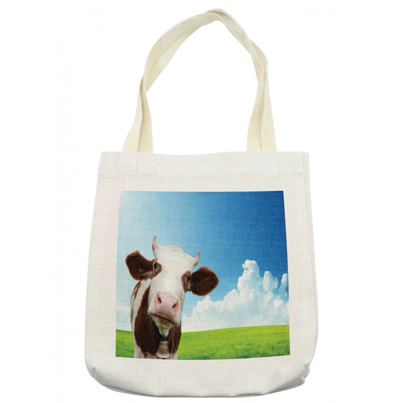 Staring Brown Animal Tote Bag