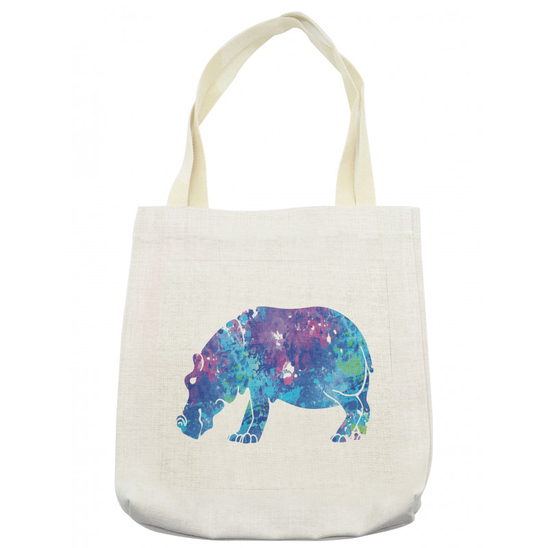 Colorful Silhouette Form Tote Bag