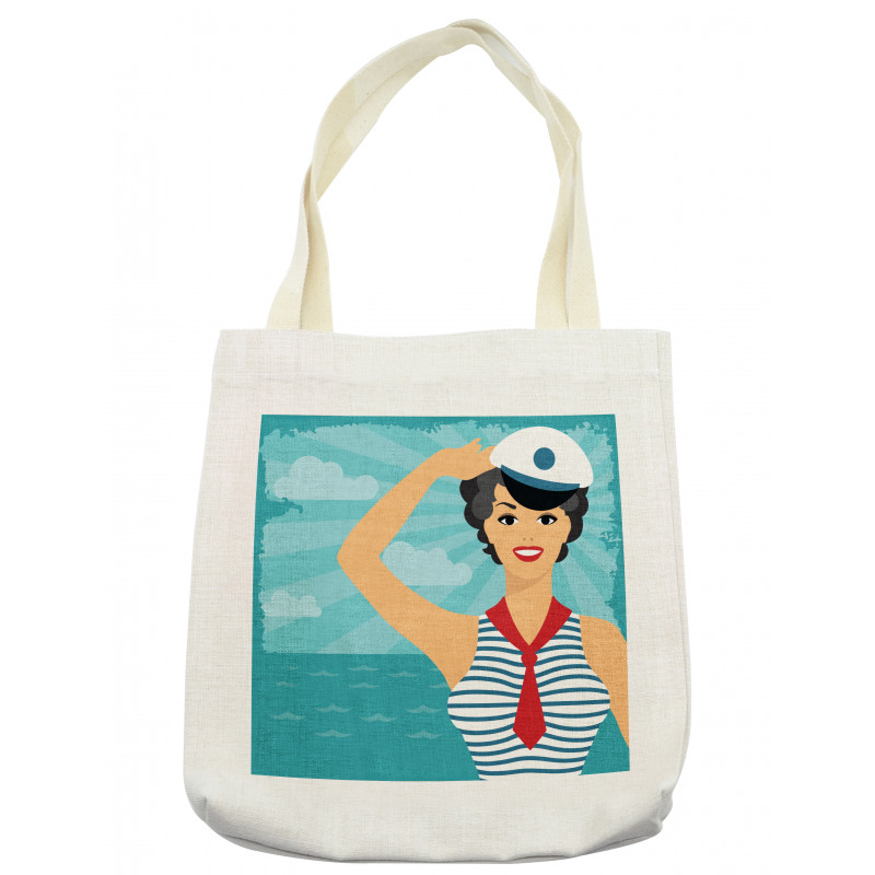 Smiling Sailor Girl Tote Bag