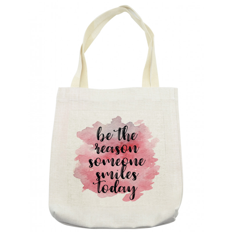 Calligraphy Watercolors Tote Bag