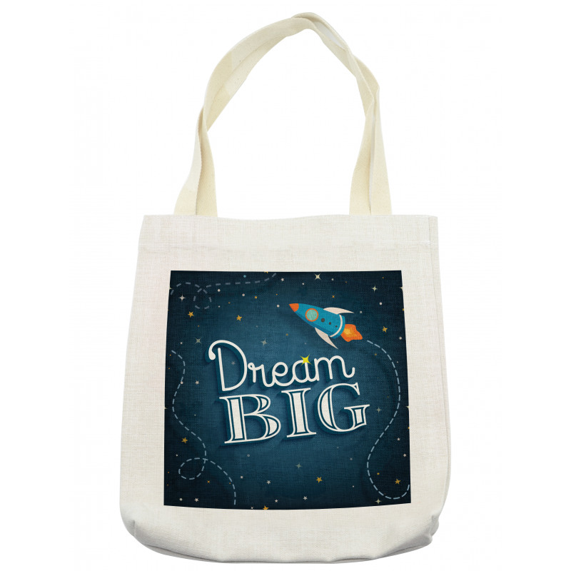 Dream Big Galaxy Space Tote Bag