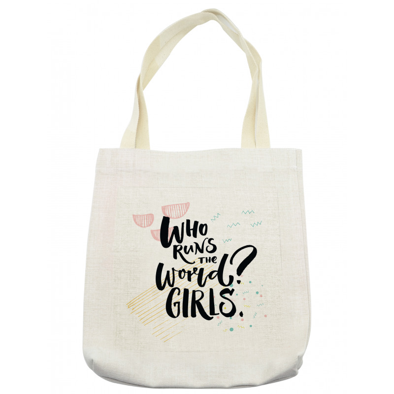 Inspirational Phrase Tote Bag