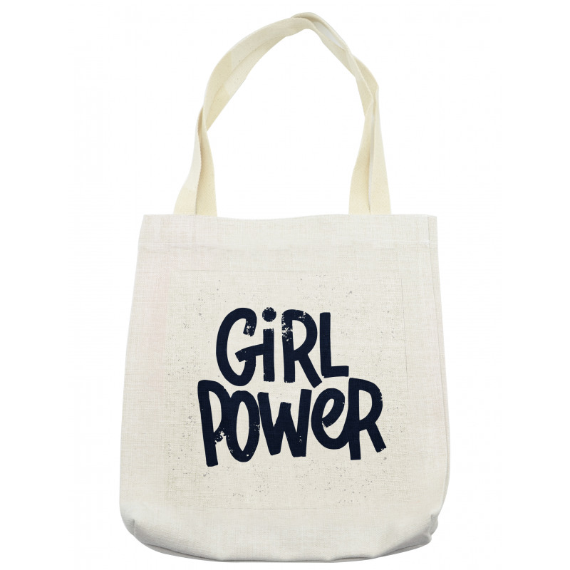 Girl Power Inscription Tote Bag