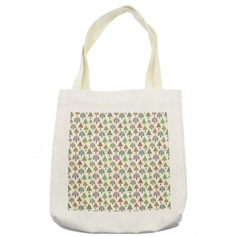 Triangle Trees Tote Bag