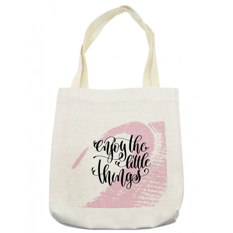 Message with Paint Smear Tote Bag