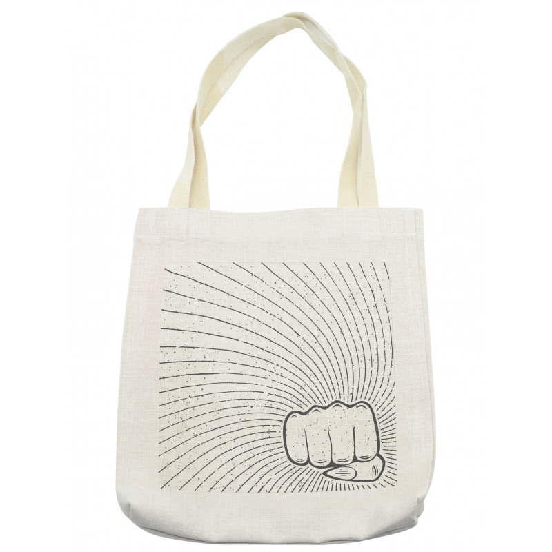 Female Punch Grunge Tote Bag