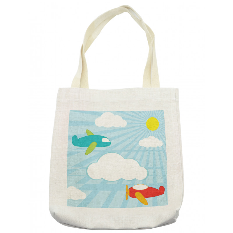 Retro Kids Cartoon Tote Bag