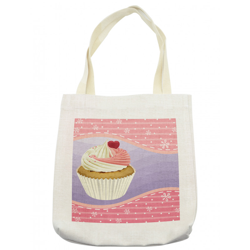 Yummy Pastry Floral Tote Bag