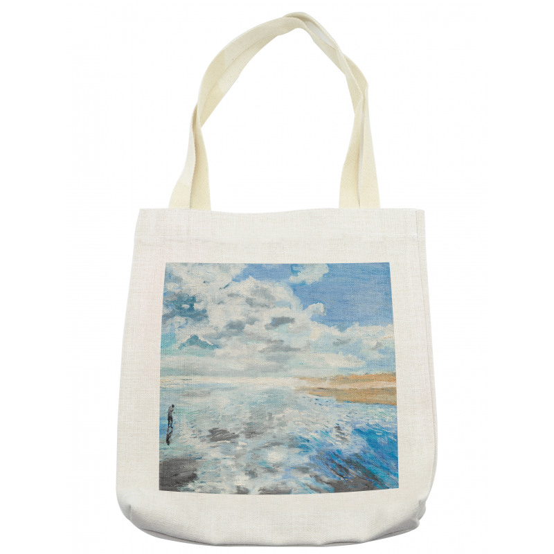 Oil Painting Beach Summer Tote Bag