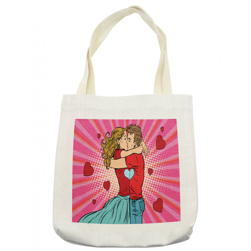 Pop Art Romantic Date Tote Bag