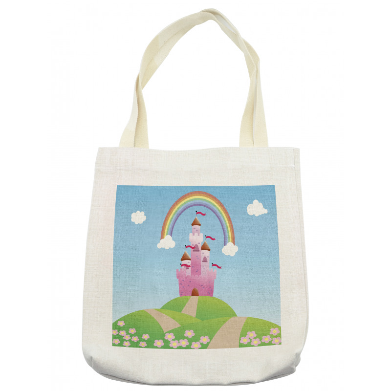 Clouds Princess Castle Tote Bag