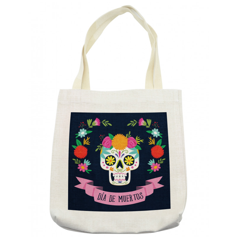 Colorful Wreath Tote Bag