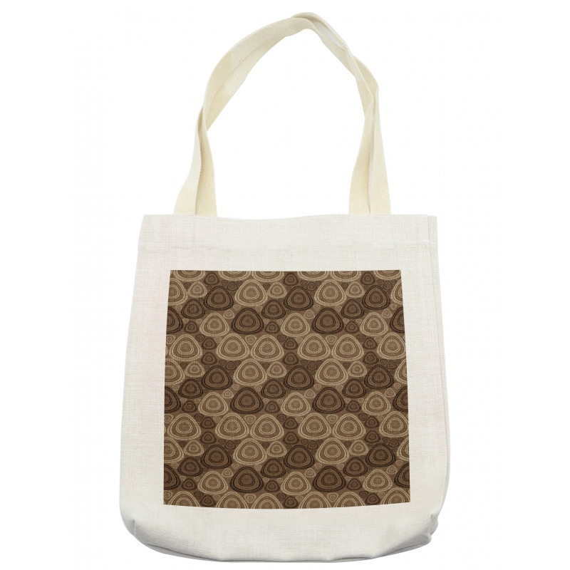 Oval Triangle Shape Tote Bag