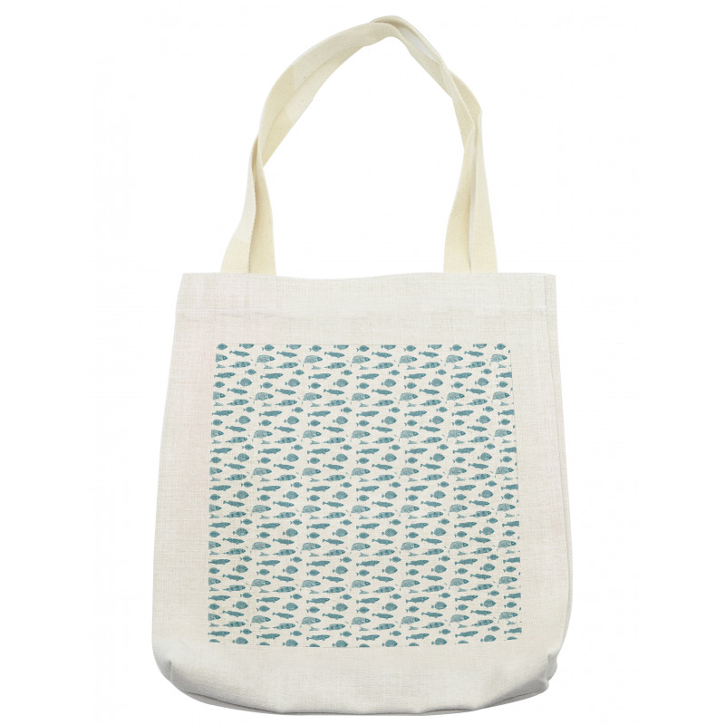 Exotic Ocean Fauna Pattern Tote Bag