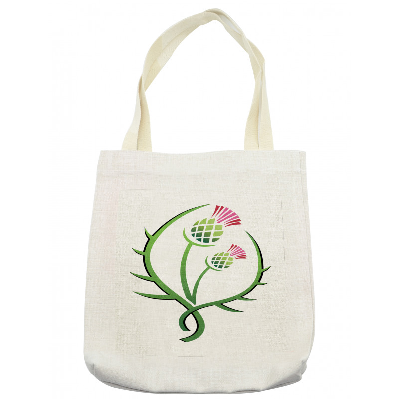 Graphic Flower Tote Bag