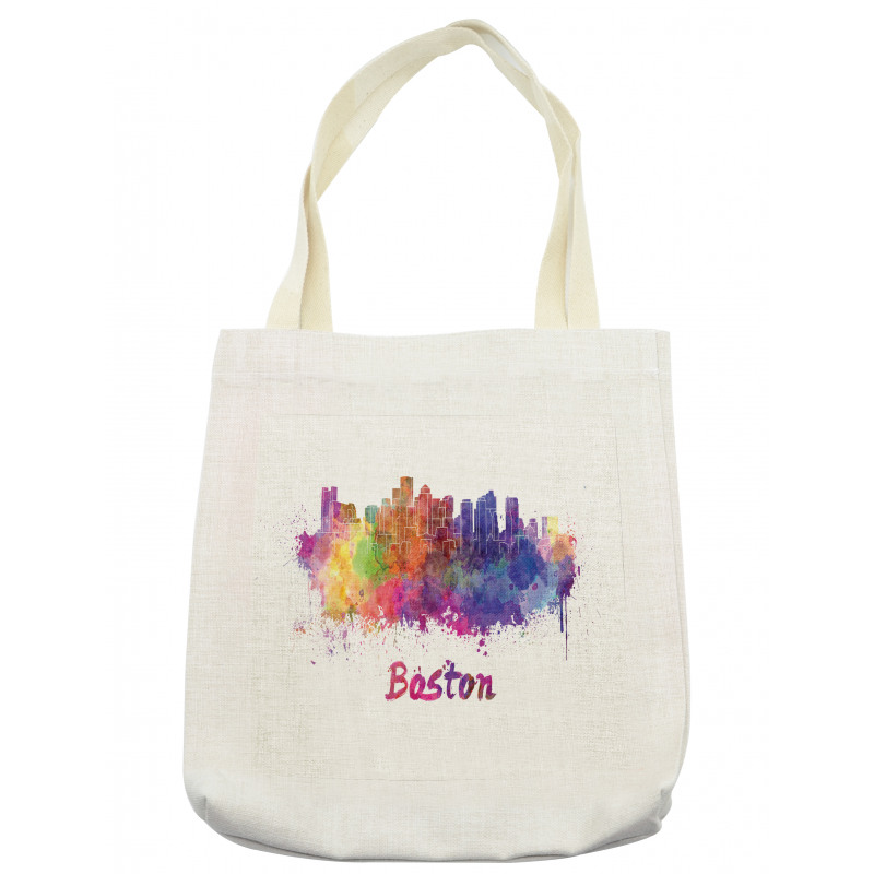 Ink Splattered Design Tote Bag