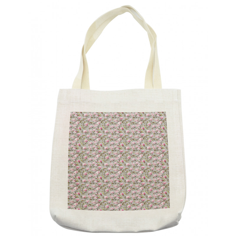 Watercolor Magnolias Tote Bag