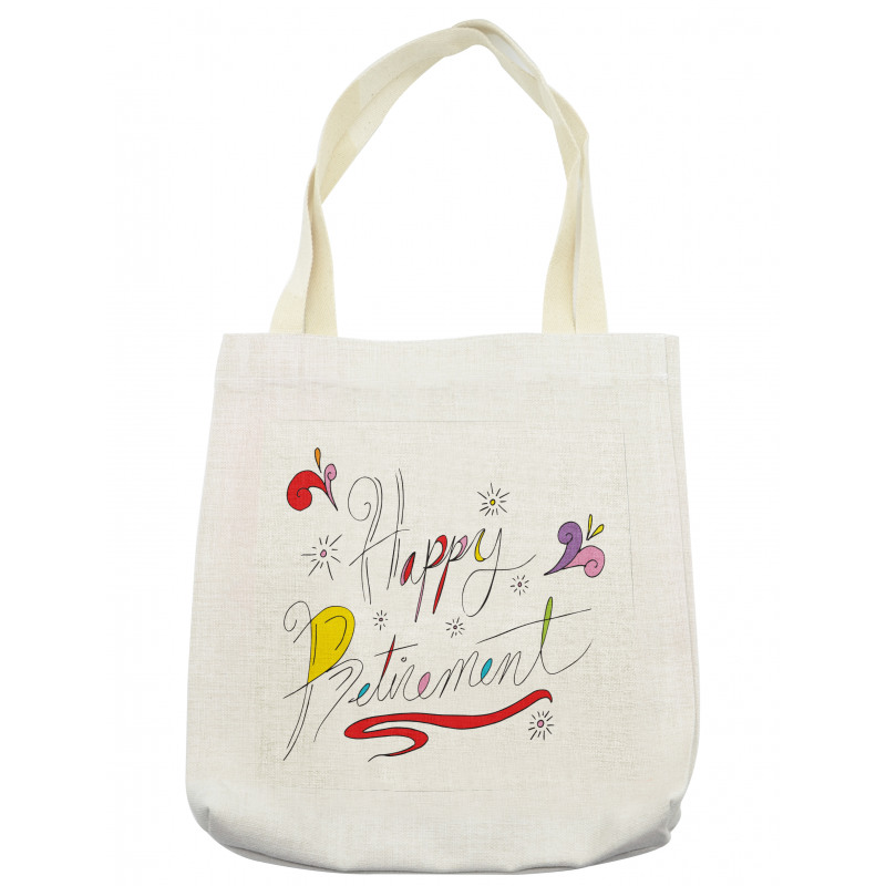 Floral Motifs Doodle Tote Bag