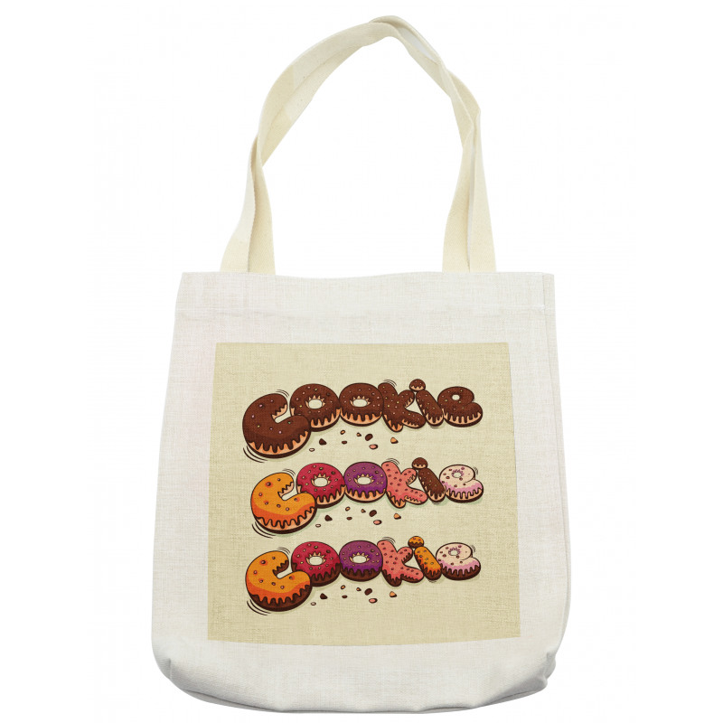 Doodle Style Bakery Theme Tote Bag