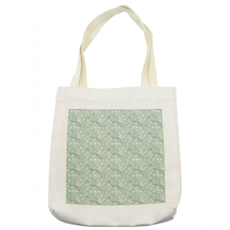 Tropical Sea Life Design Tote Bag