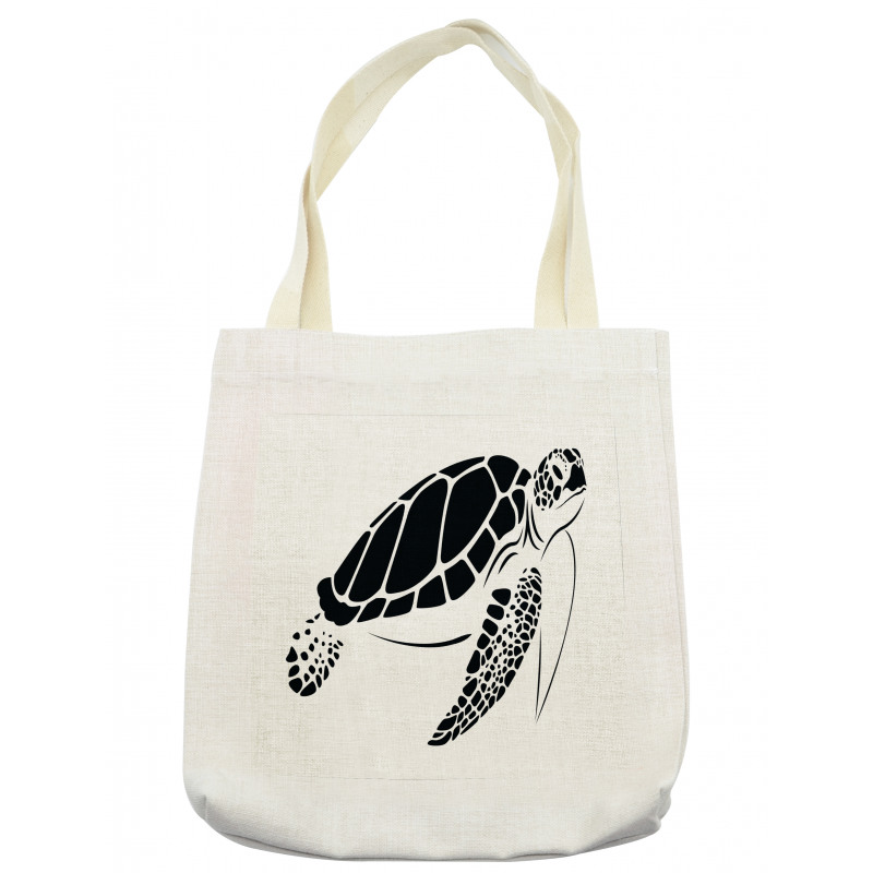 Monotone Caretta Caretta Tote Bag