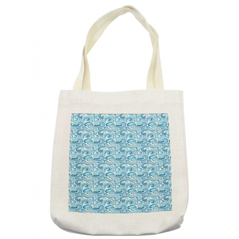 Abstract Sea Waves Tote Bag