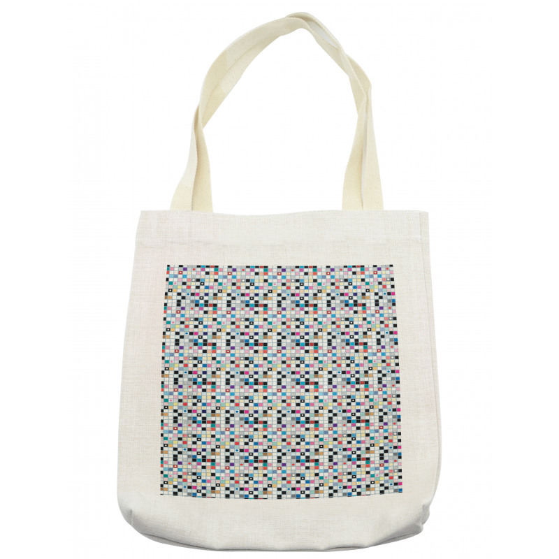 Colorful Shapes Pattern Tote Bag