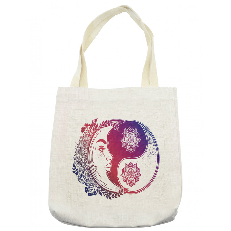 Oriental Crescent Moon Tote Bag