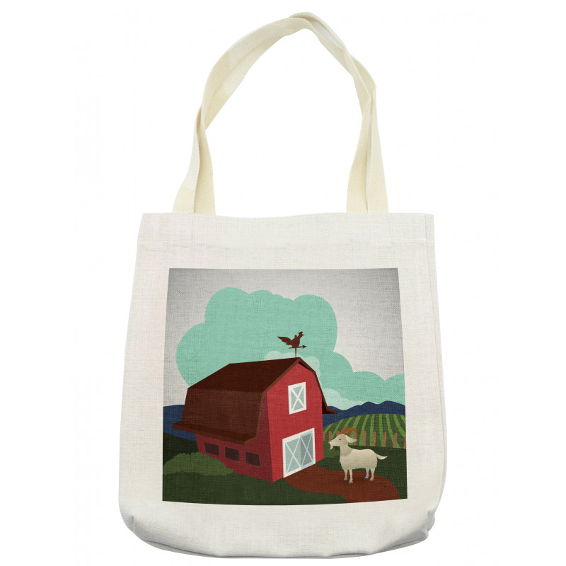 Rural Farmland Crop Bovine Tote Bag