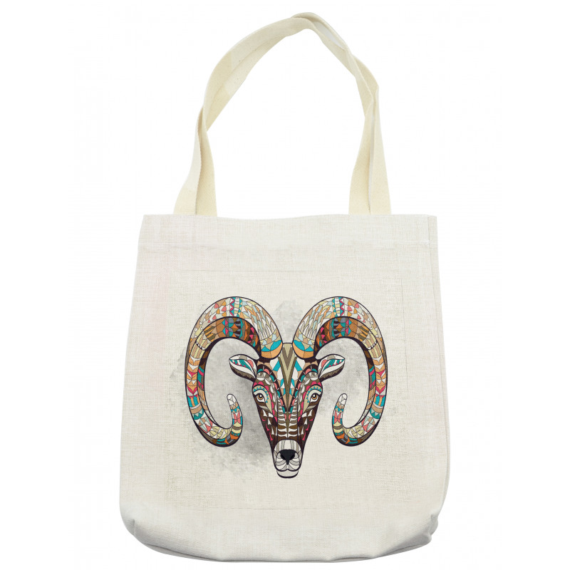 Colorful Totem Head Tote Bag