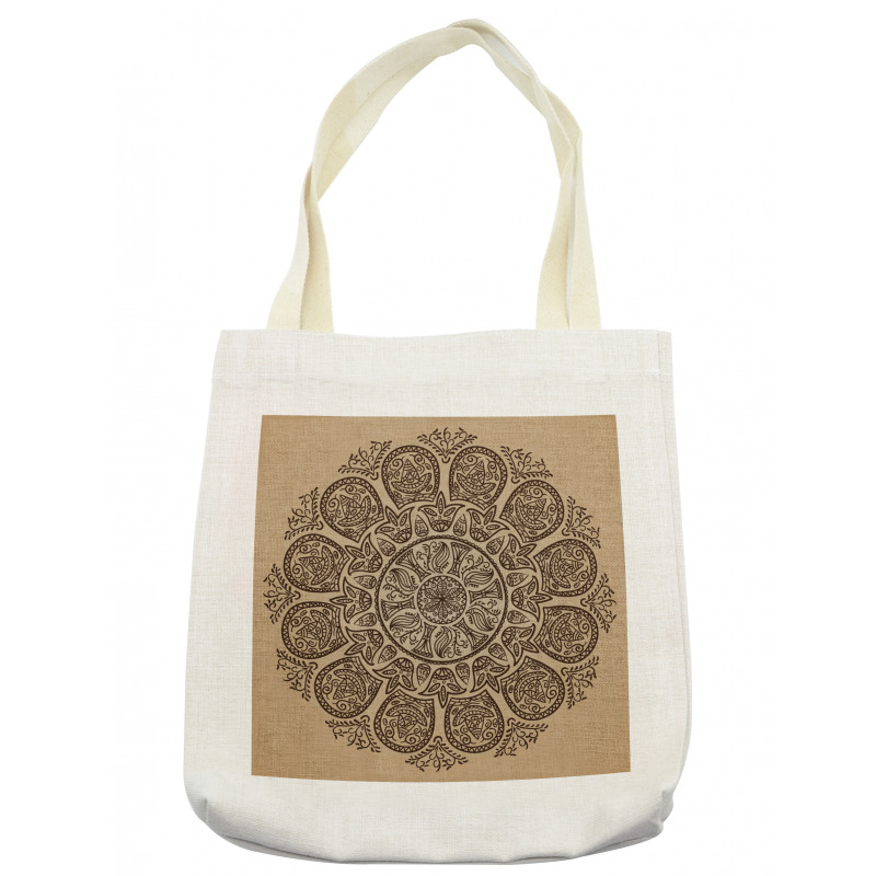 Flower Leaves Stems Tote Bag