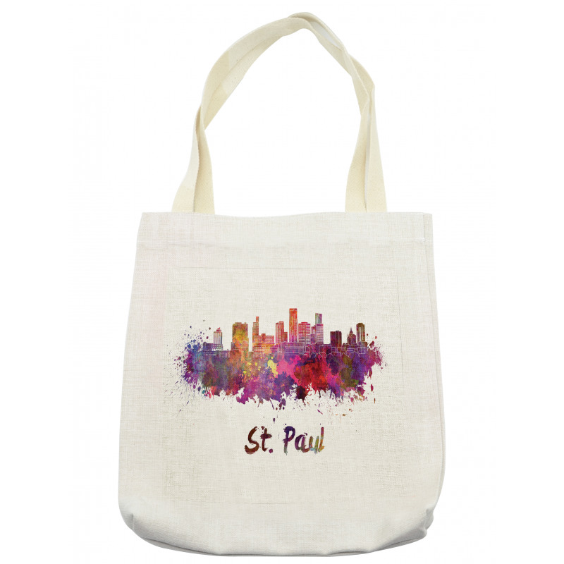 Saint Paul Skyline Tote Bag