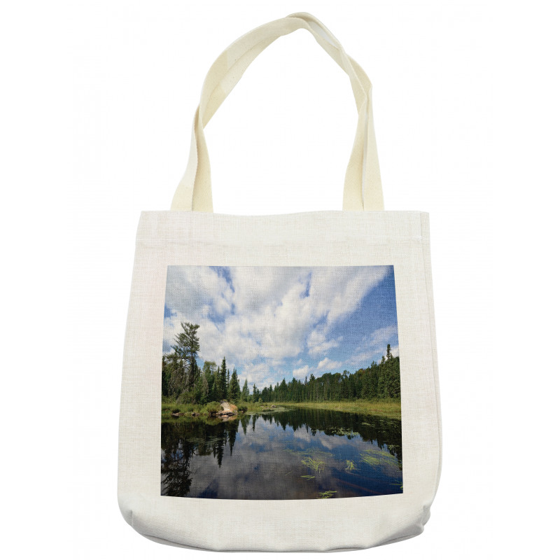 Forest River Scenery Tote Bag