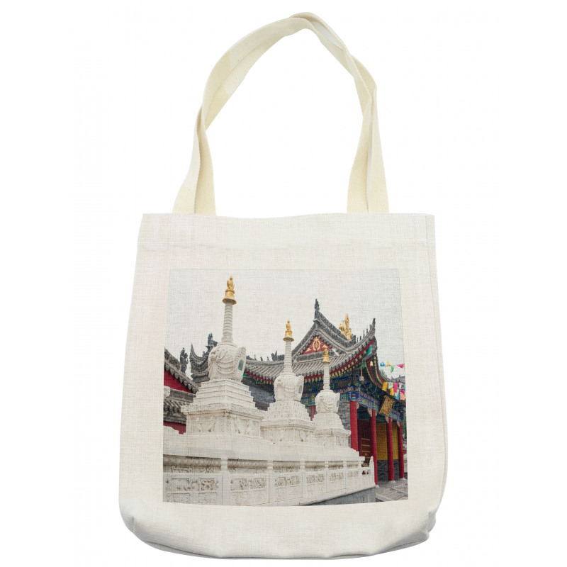 Historic Chinese Building Tote Bag