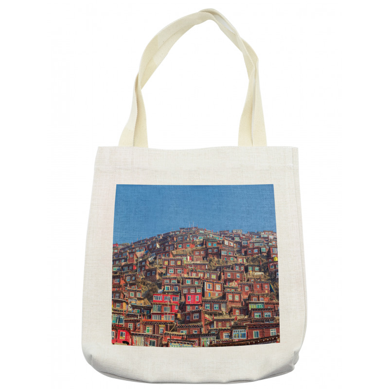 Old Houses Larung Gar Tote Bag