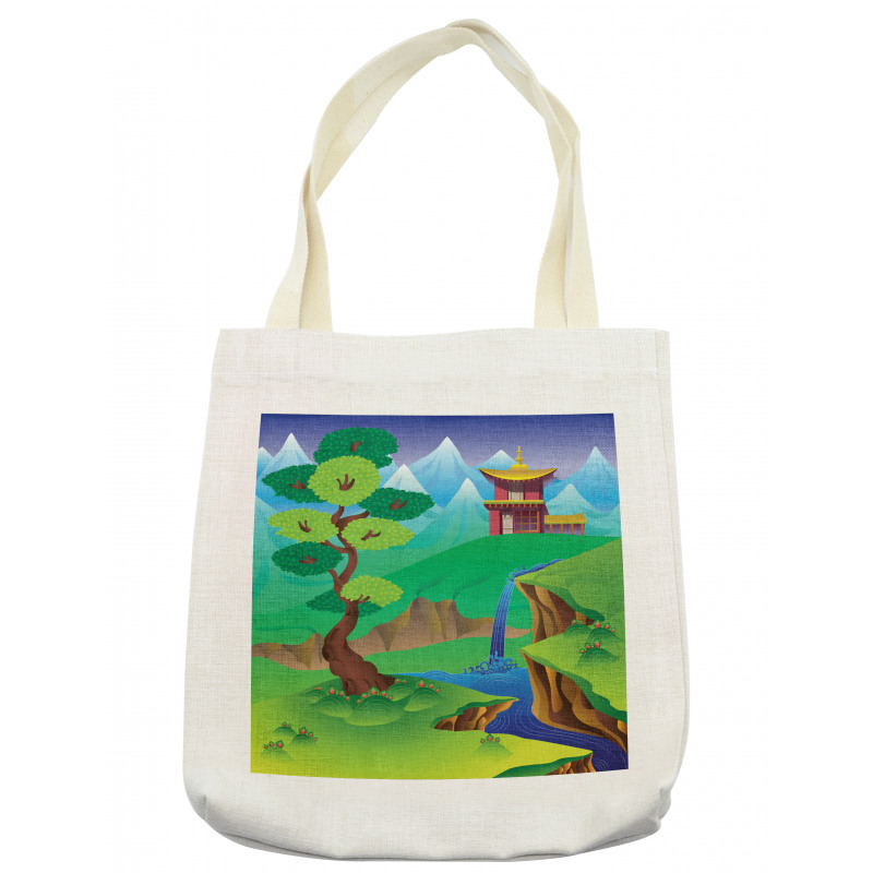 Cartoon Chinese Forest Tote Bag