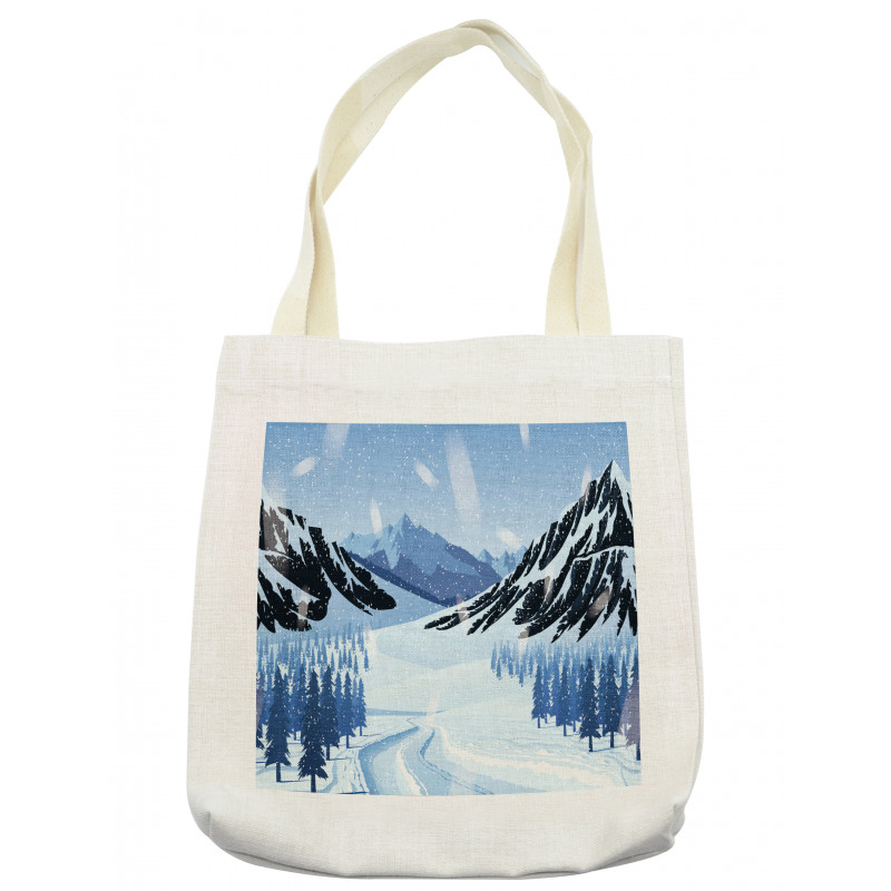 Snowy Highlands Tote Bag