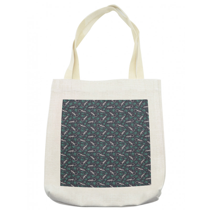 Reptiles with Boho Motifs Tote Bag