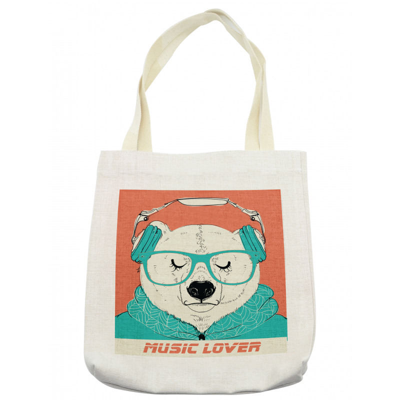 Music Lover Animal Tote Bag