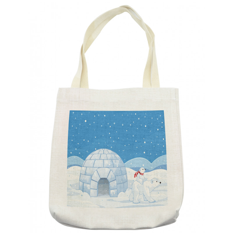 Mom Child Igloo Tote Bag