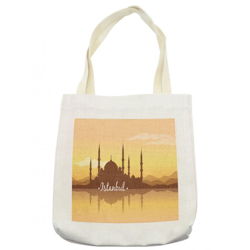 Panorama Sunset View Tote Bag